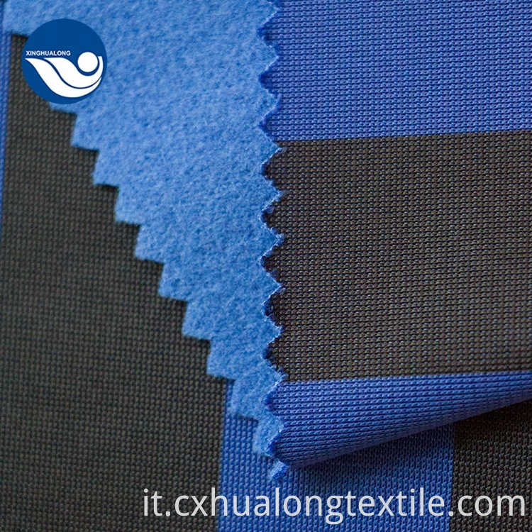 Eco Friendly Garments Casual Printing Blue Knitted Fabric